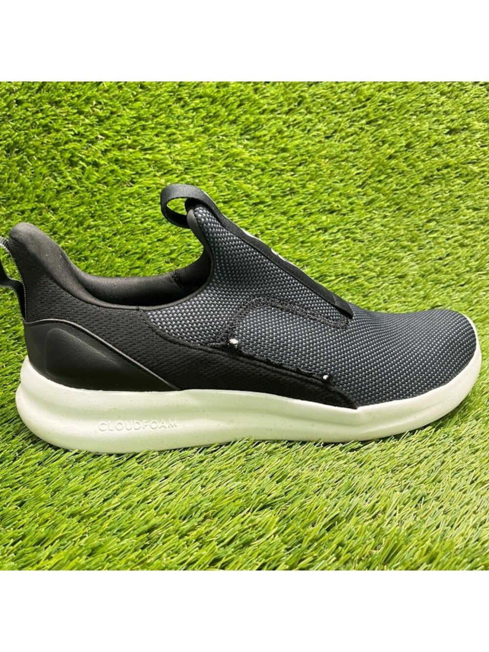 Adidas Lite Racer Adapt 7.0 Mens Size 13 Black Athletic Slip On Shoes Sneakers